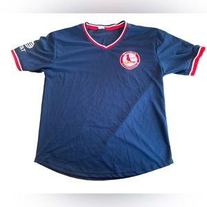 mlb st louis cardinals at&t stadium jersey‎ giveaway size XL vtg logo